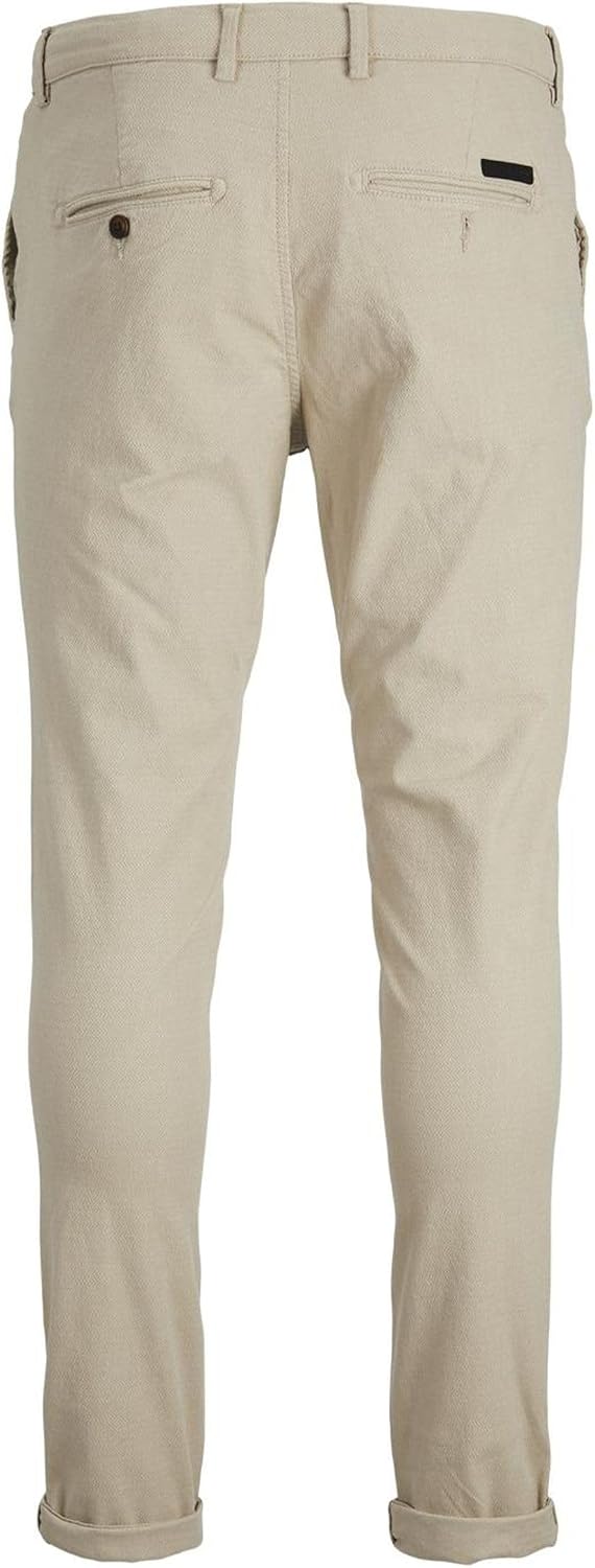 JACK &amp; JONES Herren Jpstmarco Fury Noos Male Chino Hose Slim Fit Chino Hose 32W / 34L Dune, 32W / 34
