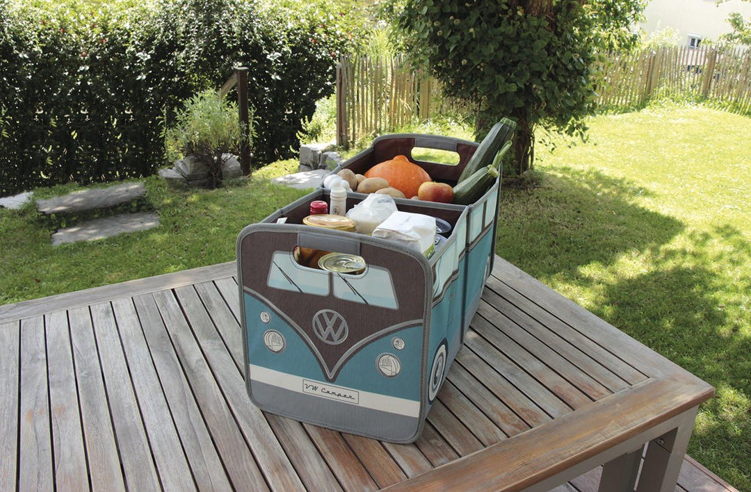 BRISA VW Collection - Volkswagen Falt-Aufbewahrungs-Spielzeug-Kofferraum-Box-Tasche-für-Einkäufe in