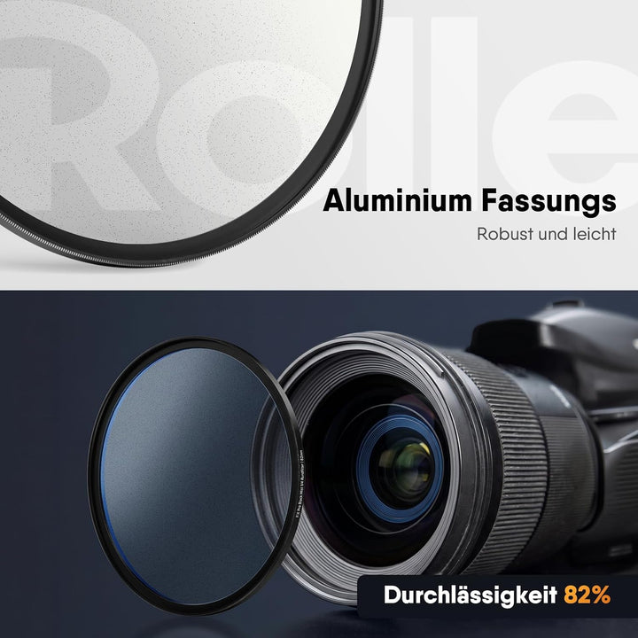 Rollei F:X Pro 49 mm Black-Mist Filter 1/4, Black Diffusion aus Professionelles Optisches Glas für P