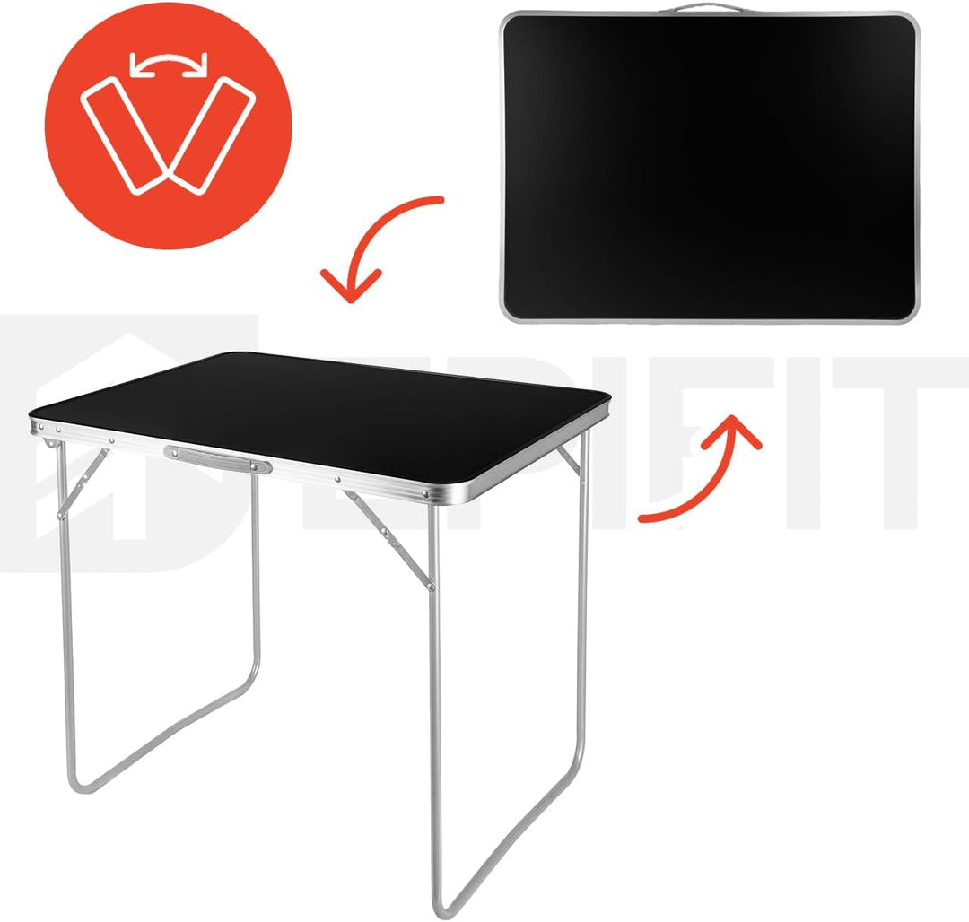 MalTec Wandertisch Klappbarer Campingtisch Case Camp 80 Klappbarer Gartentisch
