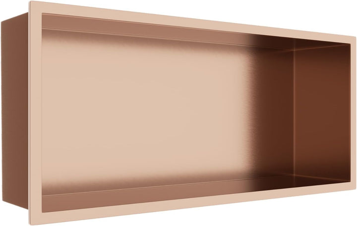 Balneo WALL-BOX ONE Copper Edelstahl wandnische dusche Duschnische, wasserdicht, flexibler Nischenei