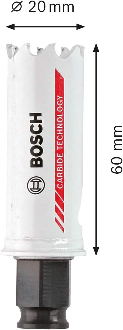 Bosch Professional Carbide Lochsäge Endurance Heavy Duty (Ã˜ 20 Mm, Zubehör Bohrmaschine) Ø 20 mm, Ø