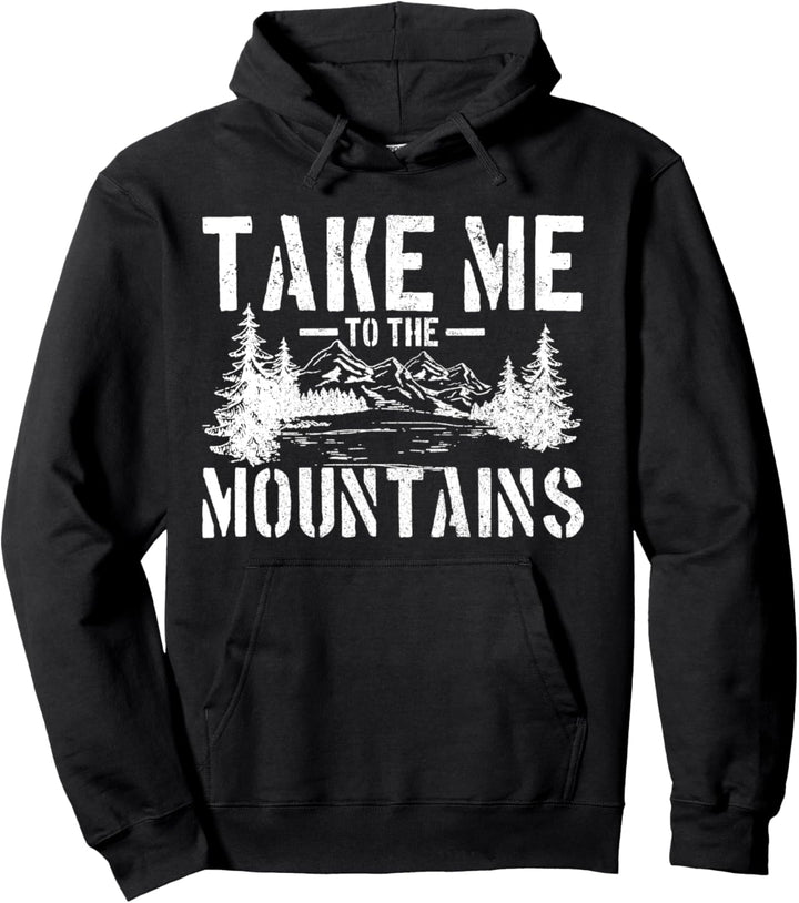 Wandern Berge Natur Camping Wanderer Camper Geschenk Pullover Hoodie