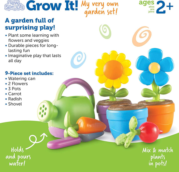 Learning Resources New Sprouts Grow it! My Very Own Garden Set