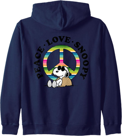 Erdnüsse - Peace Love Snoopy Kapuzenjacke