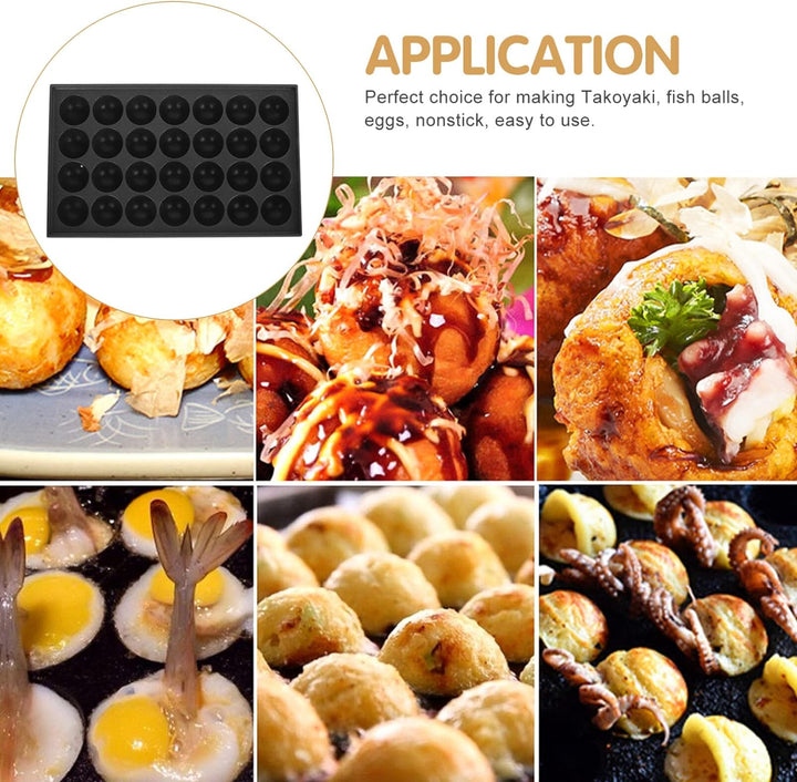 Yardwe Takoyaki Pan Takoyaki- Hersteller mit Kostenlosen Takoyaki- Picks- Werkzeuge Kuchenpfannen fü