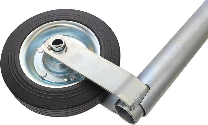p4U Stützrad Bugrad mit Halter | inklusive Klemmschelle Original von Knott | 150kg | 48mm Aufnahme f