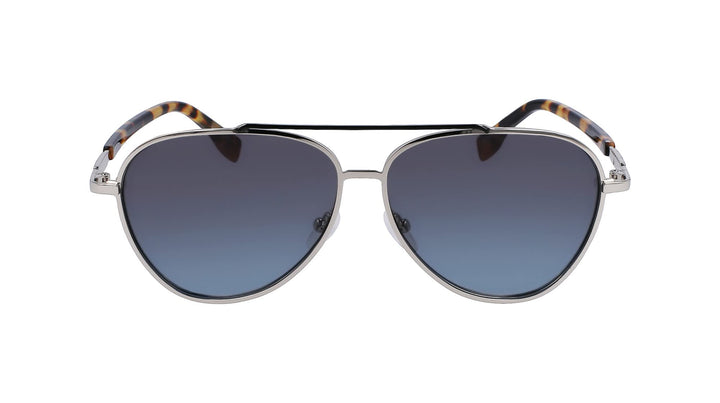 KARL LAGERFELD Herren Sunglasses, Silver Shiny