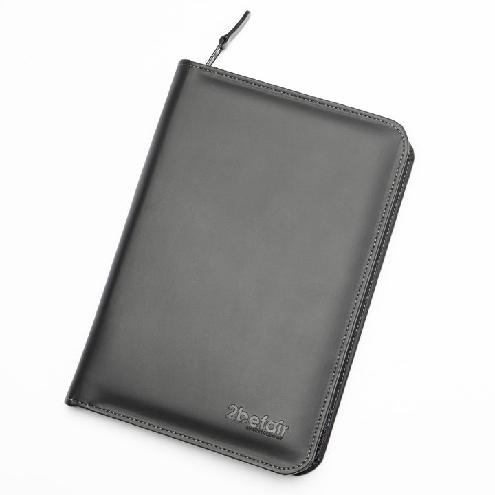 2befair Bordmappe – Made in Germany, nachhaltige Dokumentenmappe aus veganem Apfelleder, für das Roa