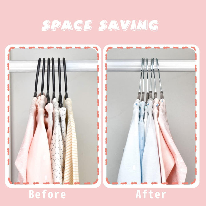 30 Pack Baby Anti-Rutsch-Samt Kleiderbügel, Säuglings- und Kleinkinderbügel, Ultra-schlanke, Platzsp