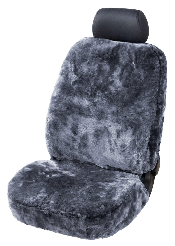 Walser Lammfell Autositzbezug Nineve, 100% Lammfell Sitzbezug für Auto, 1 Stück Lammfell Sitzbezüge