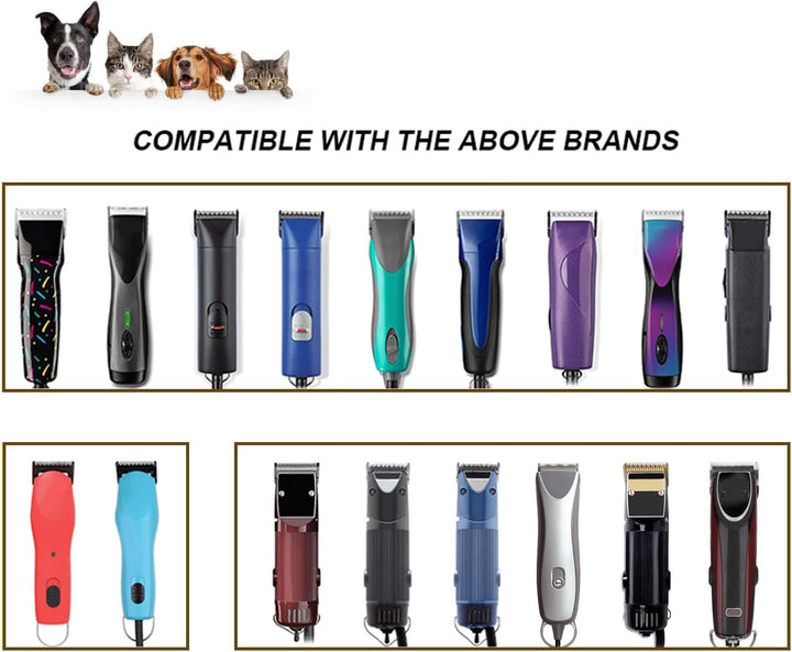 Ersatzklingen für Hundeschermaschine 3 Stück für Hund Katze 10F/1,5 mm | Edelstahl-Scherköpfe, Kling