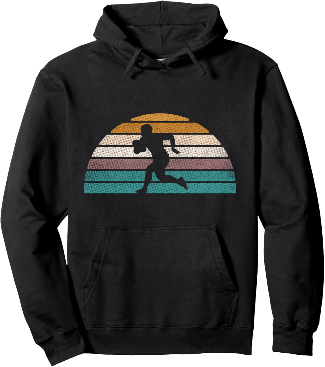 Geschenk für Rugby-Retro-Spieler Pullover Hoodie