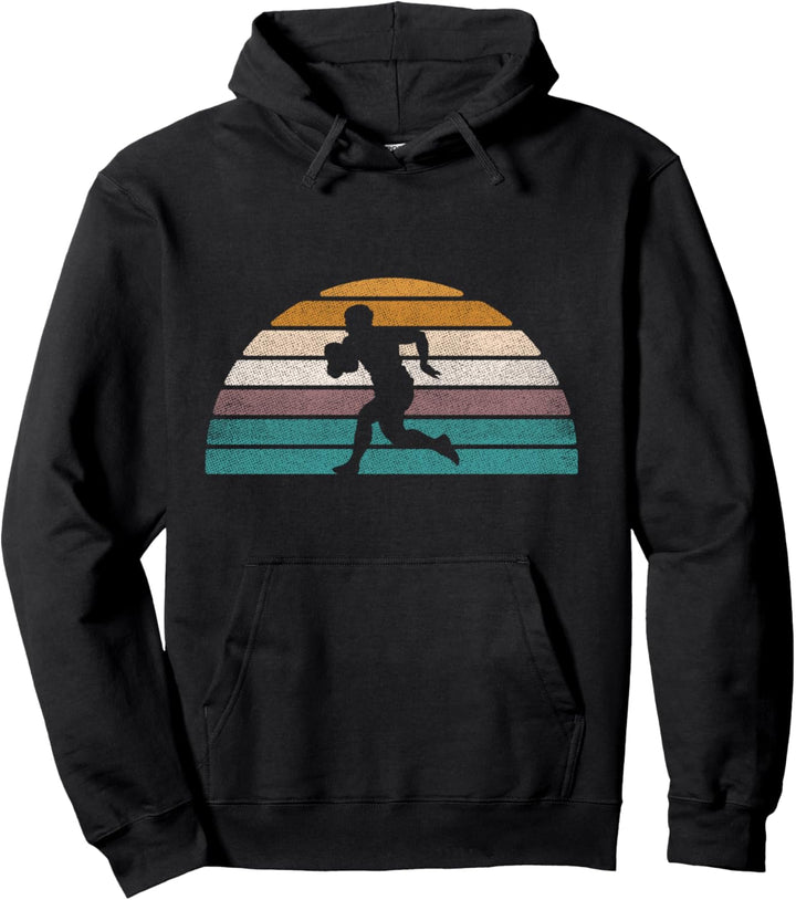 Geschenk für Rugby-Retro-Spieler Pullover Hoodie
