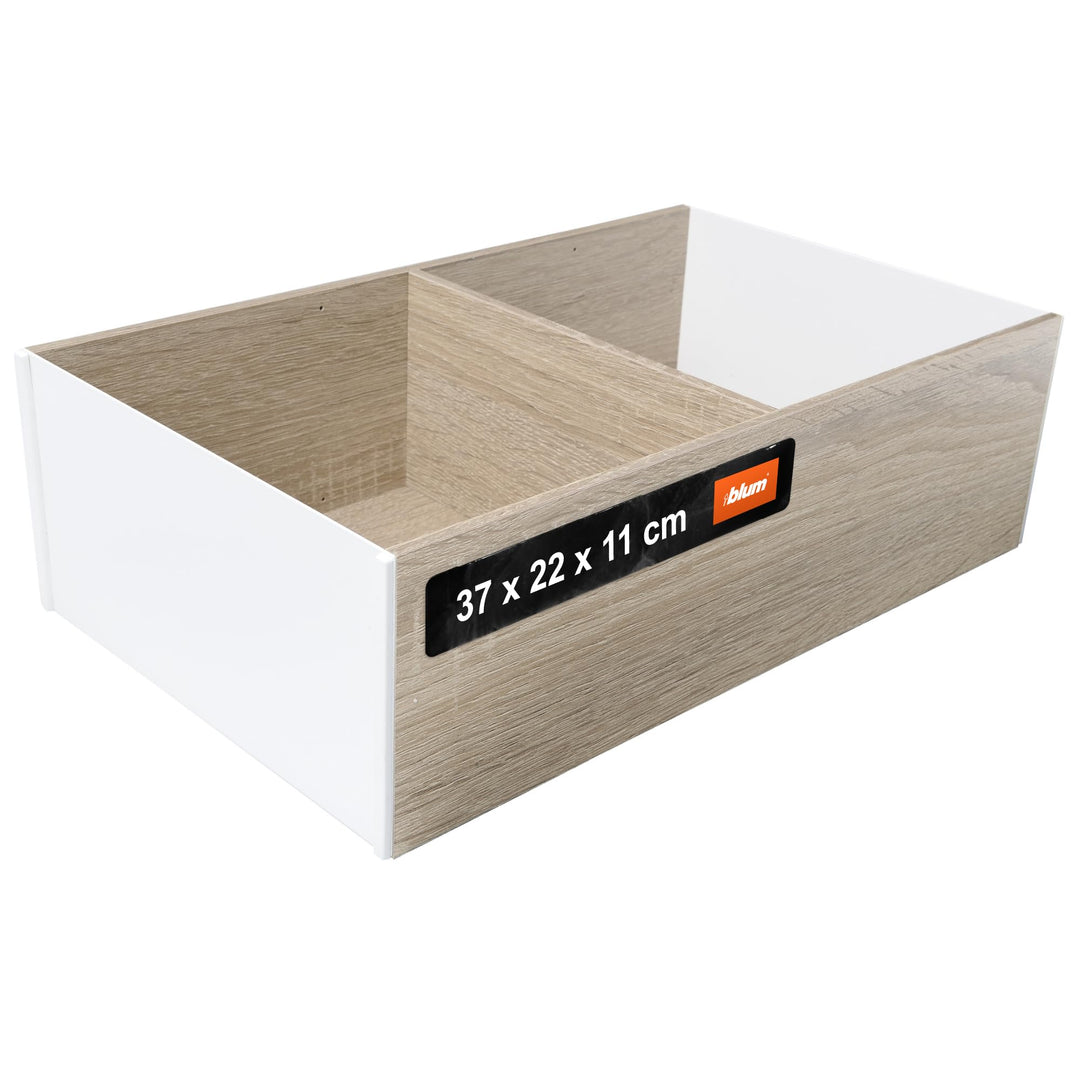 BLUM AMBIA-LINE Frontauszugsrahmen, ab NL400mm, B218mm, Farbe: Bardolino Eiche, Bardolino Eiche
