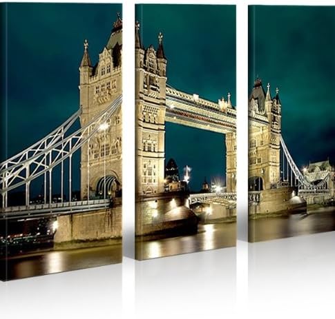 islandburner Bild Bilder auf Leinwand Tower Bridge London XXL Poster Leinwandbild Wandbild Dekoartik