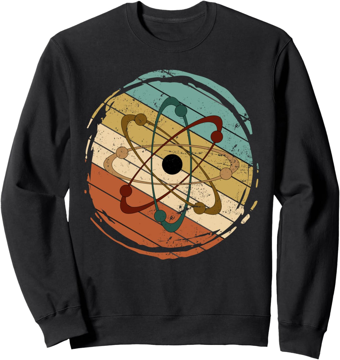 Retro Atom Physik Sweatshirt