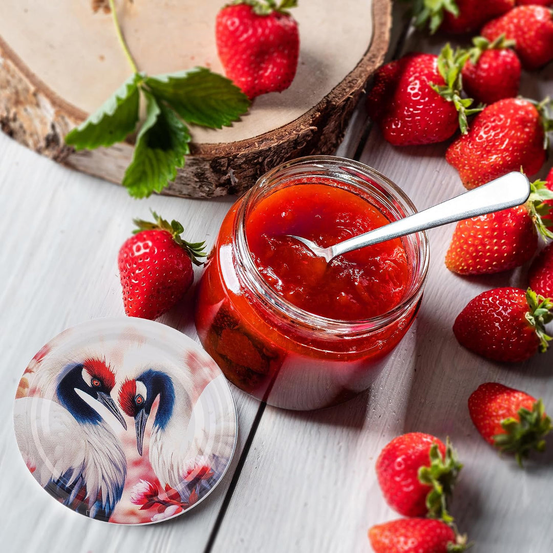 KADAX 10er Set Einmachgläser 200ml TO66, Marmeladengläser Vorratsgläser Mason Jar mit Schraubdeckel,