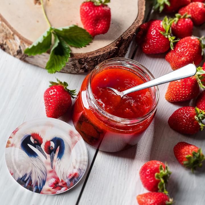 KADAX 10er Set Einmachgläser 200ml TO66, Marmeladengläser Vorratsgläser Mason Jar mit Schraubdeckel,