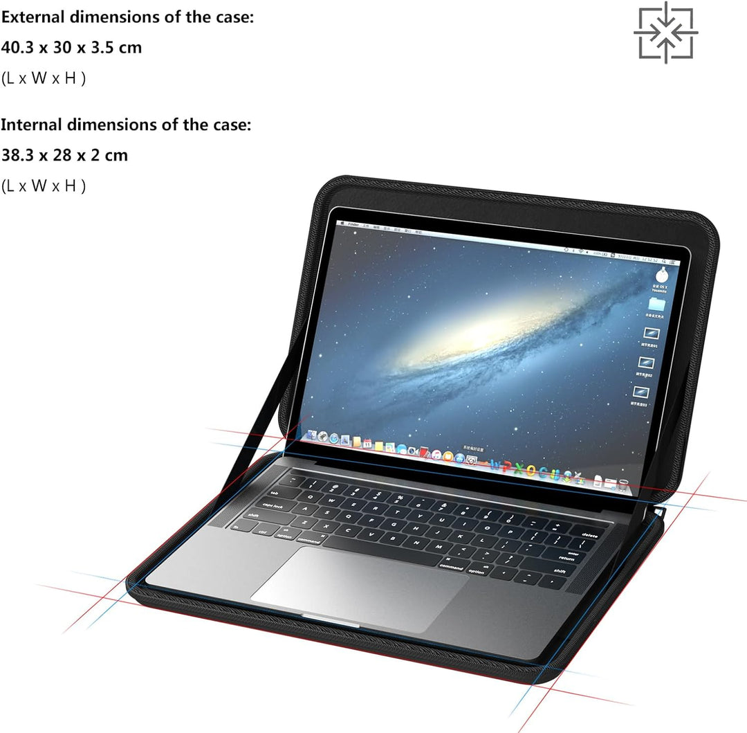 Smatree Laptophülle für 16 Zoll ASUS ROG Strix Scar 16, ROG Strix G16, ROG Zephyrus Duo 16, Harte Sc