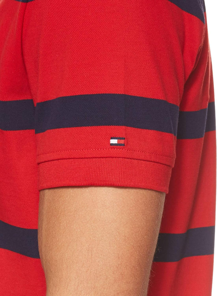 Tommy Hilfiger Herren Poloshirt Regular Fit Kurzarm rot (74) S