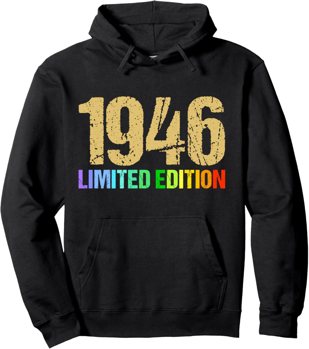 78. Geburtstag Mann Frau 78 Jahre 1946 Deko Lustig Geschenk Pullover Hoodie