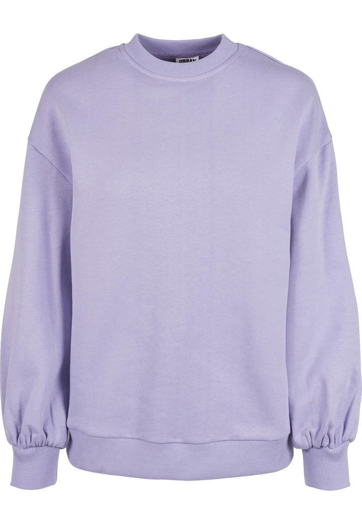 Urban Classics Damen Oversized Sweatshirt aus Bio-Baumwolle, Crew Neck Pullover aus Organic Cotton,