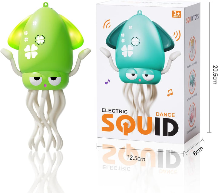 Tanzender & krabbelnder Oktopus mit LED Lichtern und Musik - Automatisch schwingendes musikalisches