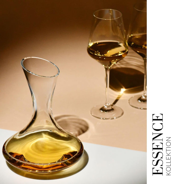 KROSNO Dekanter Weinkaraffe | 750 ML | Handgefertigt | Perfekt für Zuhause, Restaurants, Partys und
