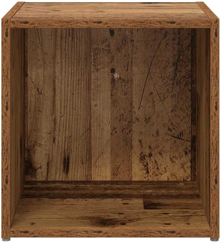 vidaXL TV-Schränke 4 STK Altholz 37x35x37 cm Holzwerkstoff Altes Holz, Altes Holz