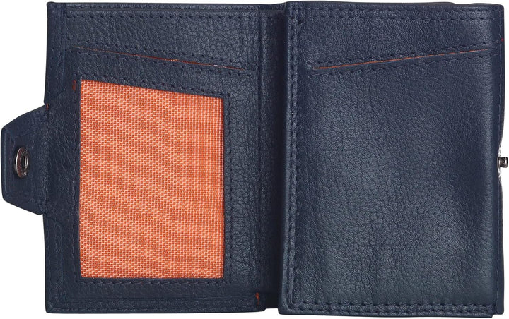 Josephine Osthoff Slim Wallet mit Münzfach Herren echt Leder mit RFID Schutz Geldeutel Damen kleine