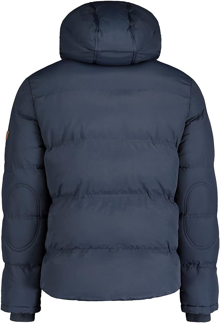 Geographical Norway Herren Winterjacke mit Kapuze Full Zip gefüttert Wind- und Kälteabweisend schnel
