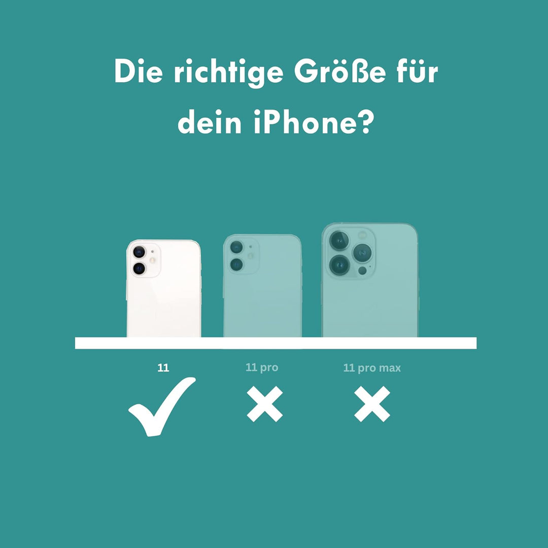 OceanMata - Bio Hülle kompatibel mit iPhone 11 Hülle turtlegrün, Plastikfrei, nachhaltig (iPhone 11,