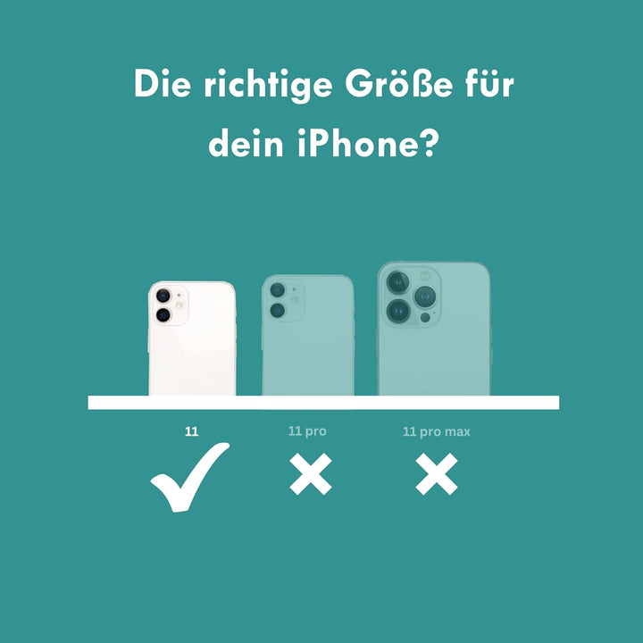 OceanMata - Bio Hülle kompatibel mit iPhone 11 Hülle turtlegrün, Plastikfrei, nachhaltig (iPhone 11,