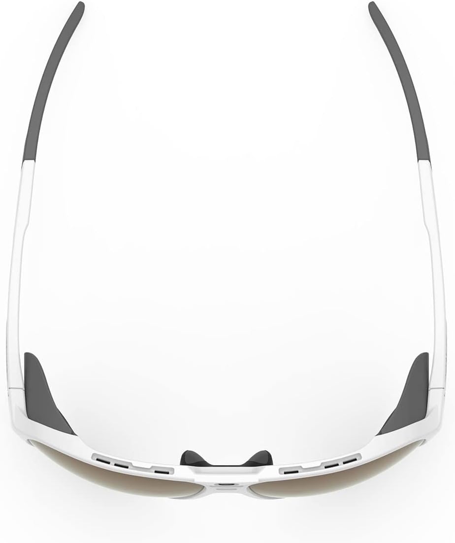 Rudy Project Unisex STARDASH White Gloss Impactx Photochromic 2 Laser Crimson Sonnenbrille, Talla Ún