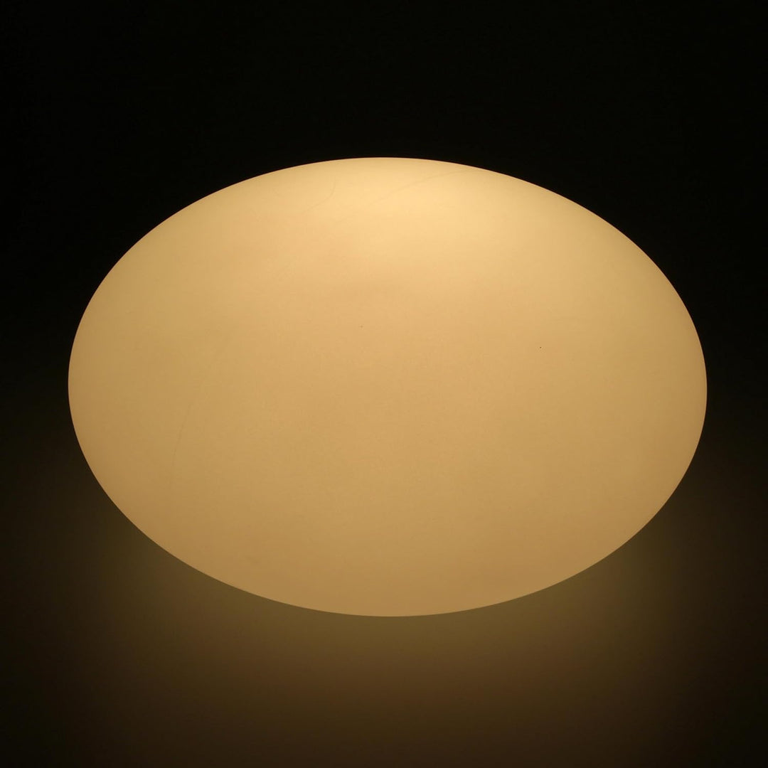 Led Kugelleuchte Flachkugel 27 x 16 cm Led Kugellampe Oval Gartenleuchte Dimmbar Kabellos Akku Farbw