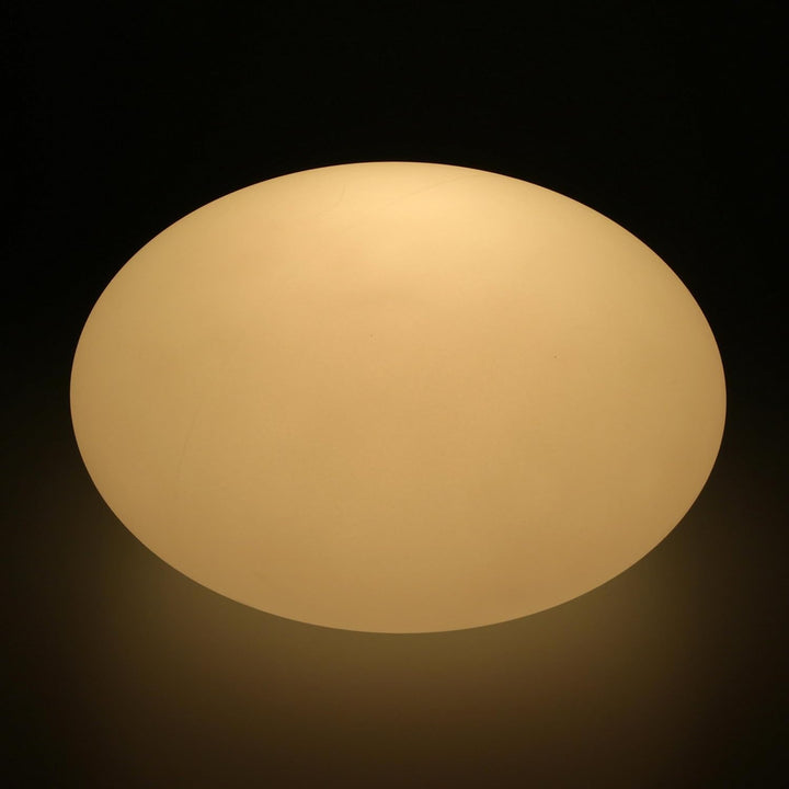 Led Kugelleuchte Flachkugel 27 x 16 cm Led Kugellampe Oval Gartenleuchte Dimmbar Kabellos Akku Farbw