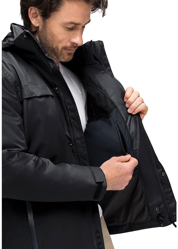 Maier Sports Herren Peyor Jacke, BLACK / GRAPHITE