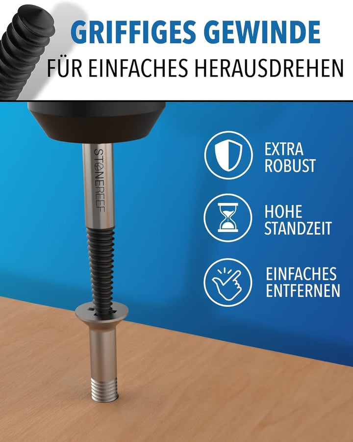 STONE REEF Schraubenausdreher Set Profi [5-teilig aus HSS 4241] - Linksausdreher Set Profi, Ausdrehe