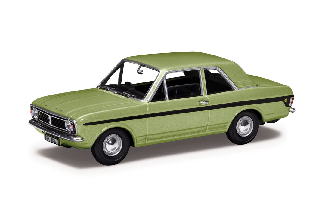 Ford Cortina MK2 Lotus – Farngrün – Corgi Vangaurds Druckguss-Modell
