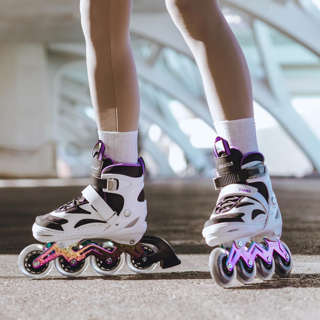 Movino Inline Skates Cruzer Two Rollschuhe Kinder Mädchen Jungen Inliner Rollerskates Fitness Sport
