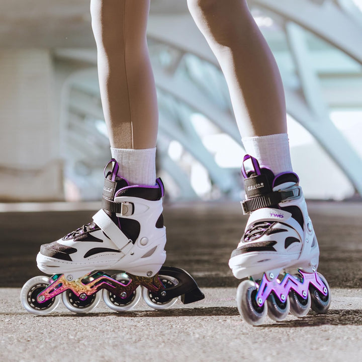 Movino Inline Skates Cruzer Two Rollschuhe Kinder Mädchen Jungen Inliner Rollerskates Fitness Sport