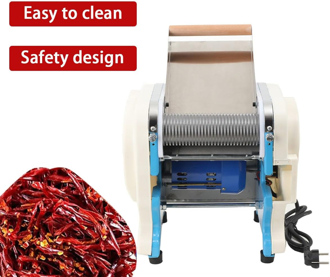 Elektrisch Shredder Schneidemaschine 3mm 550W, Trockene Chili Zerkleinerungsmaschine, Haushalt Komme