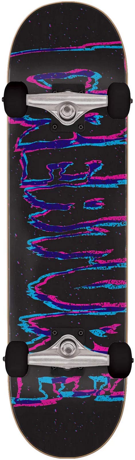 CREATURES Kinder Skateboard Complete Ripped Logo Micro Schwarz 7.75 IN, Schwarz 7.75 IN