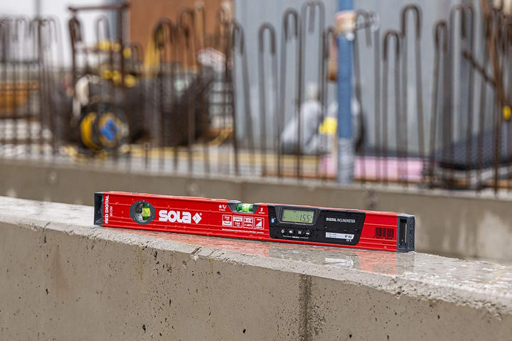 SOLA - RED 60 laser digital - digitale Laser-Wasserwaage mit Bluetooth - Wasserwaage digital mit LCD