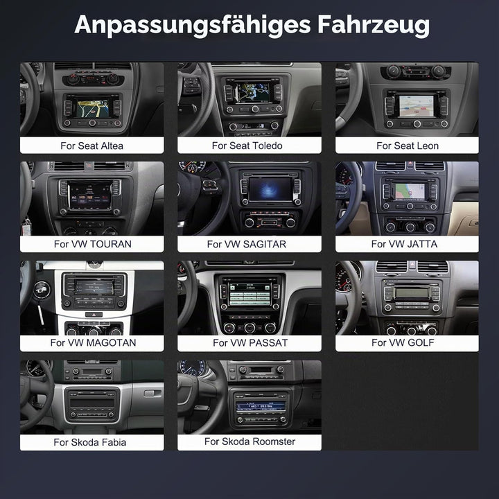Hodozzy 6G+128G 8-Core Autoradio für VW Passat B6 Golf 5/6 Touran T5 Tiguan Polo Jetta Seat Skoda mi
