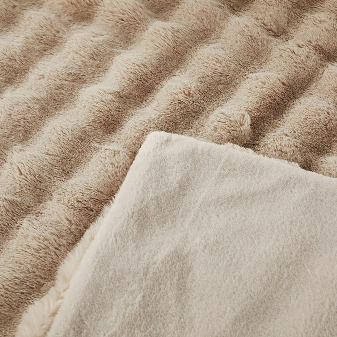 Kuscheldecke Kaninchen Plüsch Flauschige Decke Soft Wohndecke Dick 1000GSM Flanell Decke Couchdecke