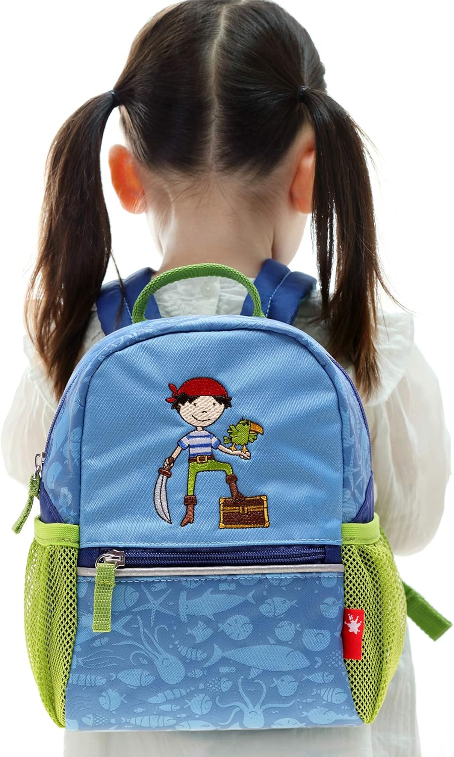 Sigikid 24936 Rucksack klein Sammy Samoa Mädchen und Jungen Kinderrucksack empfohlen ab 2 Jahren bla