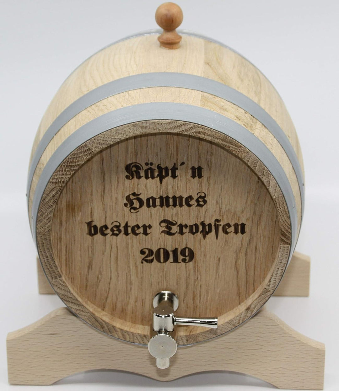 MAAJ® WEINFASS/WHISKYFASS/SCHNAPSFASS KOMPLETT AUS EICHENHOLZ 1,2,3,5,10L - MADE IN SLOWENIEN (2 L -