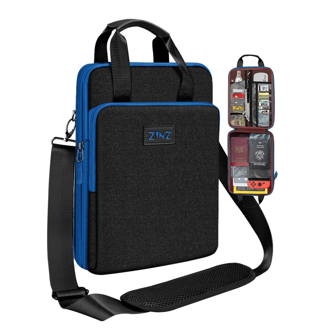 ZINZ Schlanke und erweiterbare Tasche 12,9 13" Reise-Laptop-Schultertasche für MacBook Air/Pro 13" M